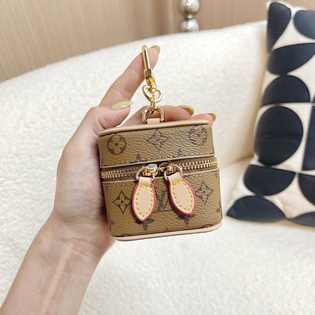 Louis Vuitton Micro Bag Leather Keychain Pendant Accessories