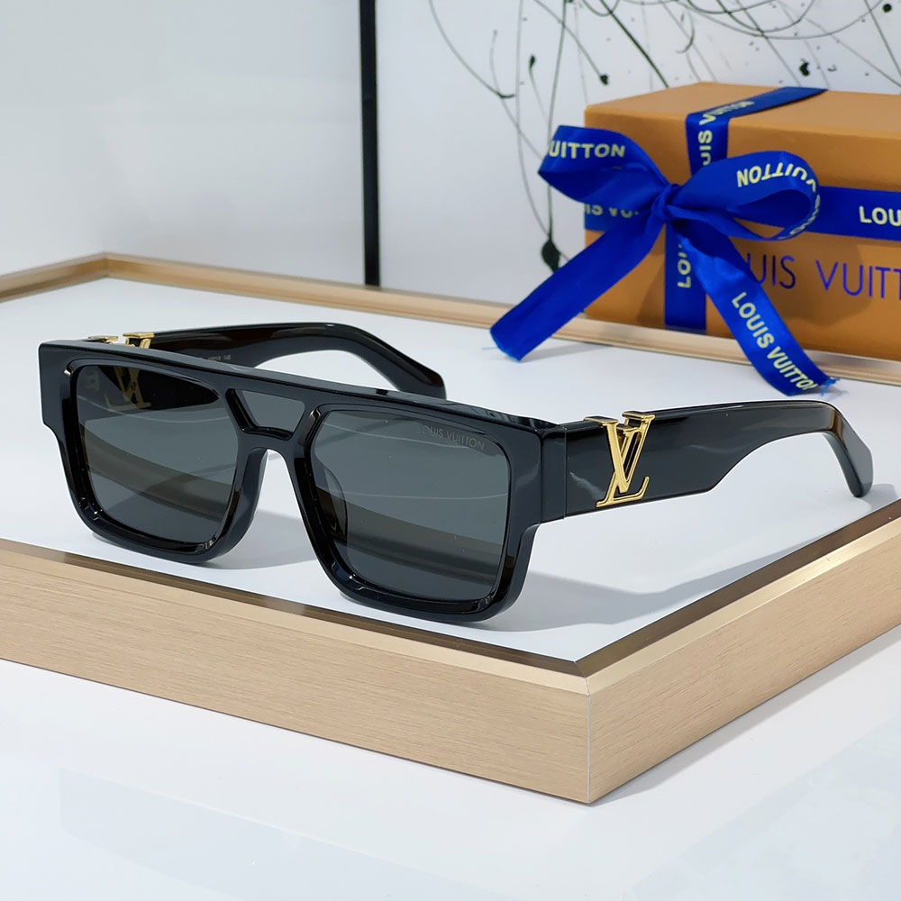 Louis Vuitton LV Mirror leg Logo sunglasses Top quality 锛�Replica锛�