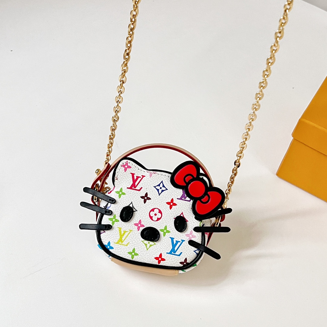Louis Vuitton Micro Bag Leather Keychain Pendant Accessories