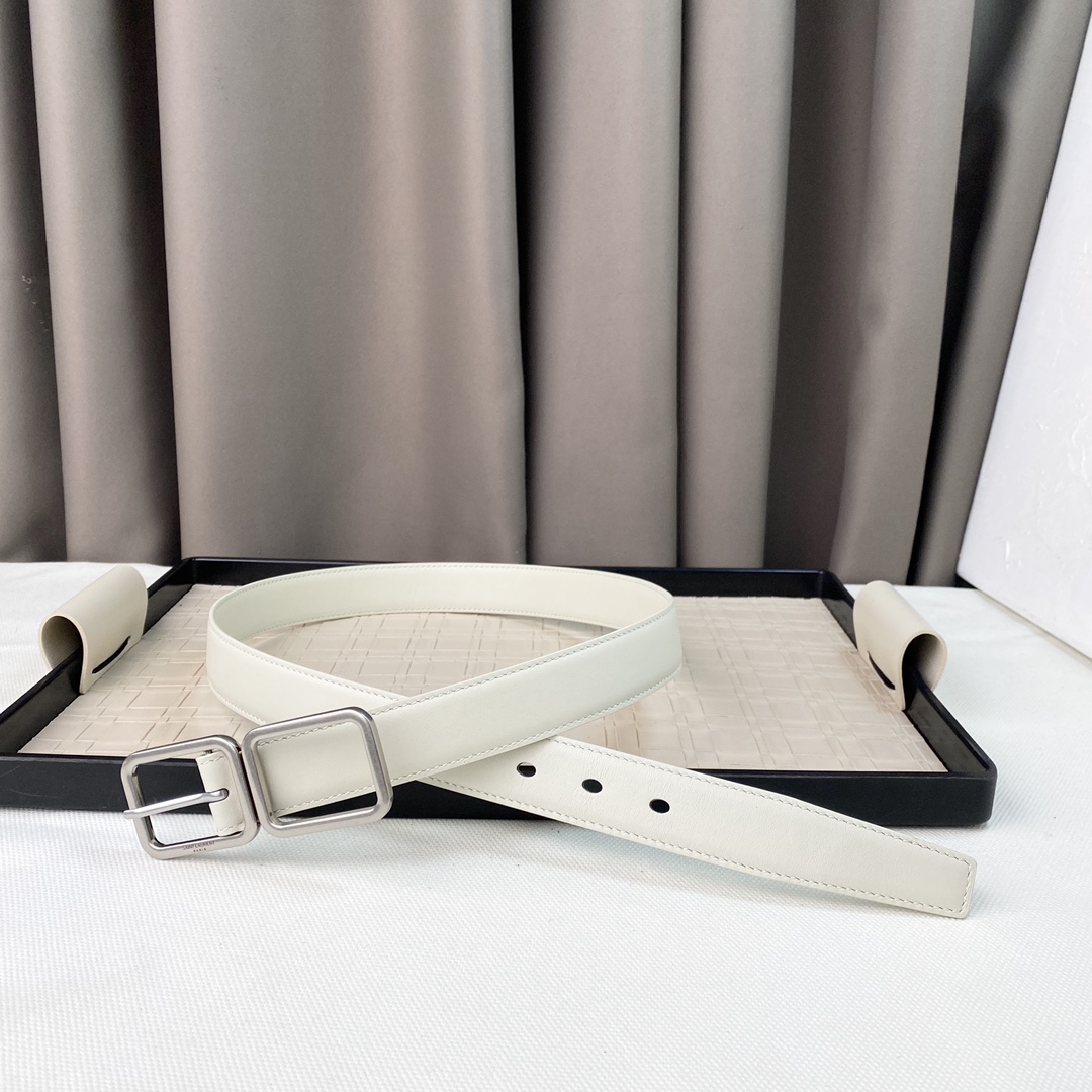 YSL Saint Laurent Leather Belts 1:1 Mirror Version
