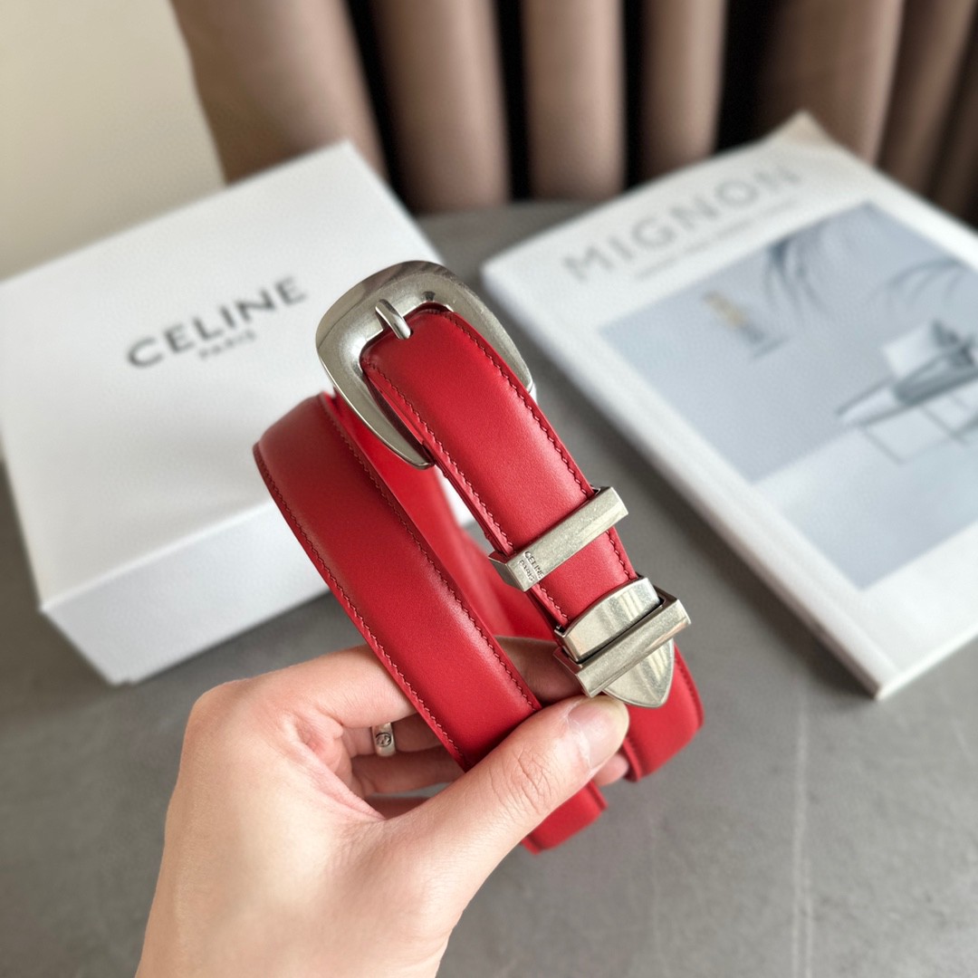 Celine Leather Belts 1:1 Mirror Version