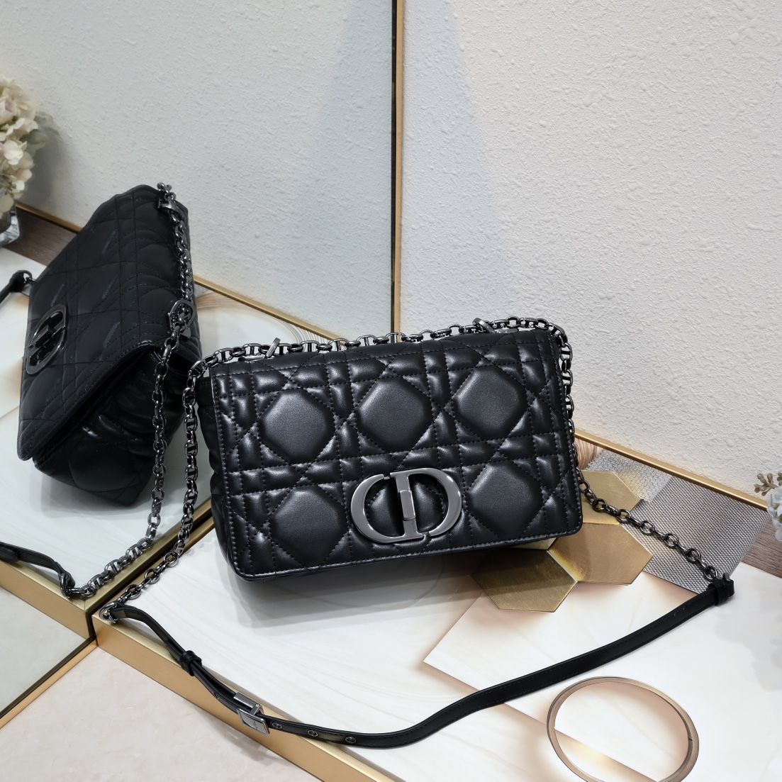Dior Caro Shoulder Bag Handbag