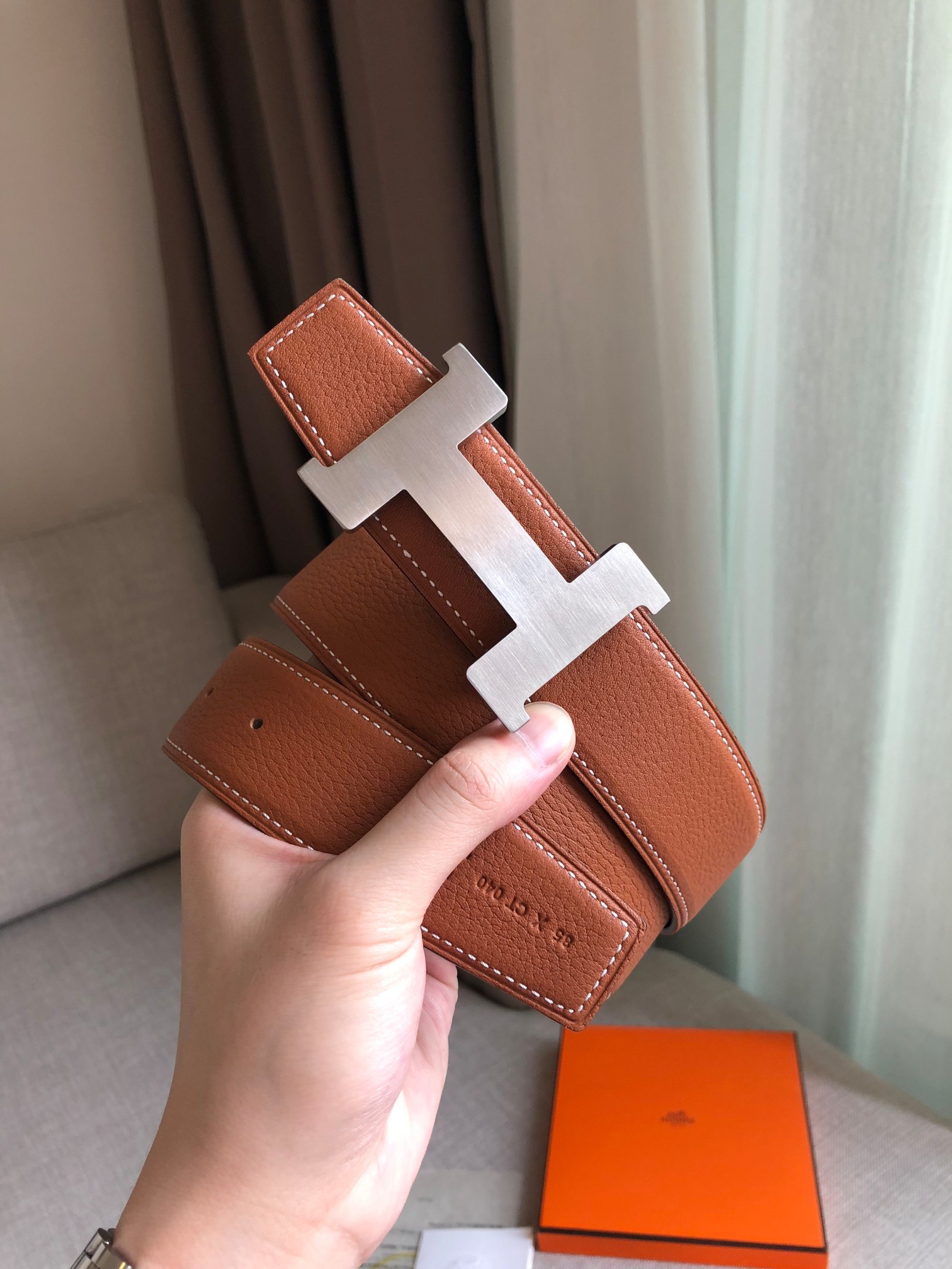 Hermes Leather Belts 1:1 Mirror Version