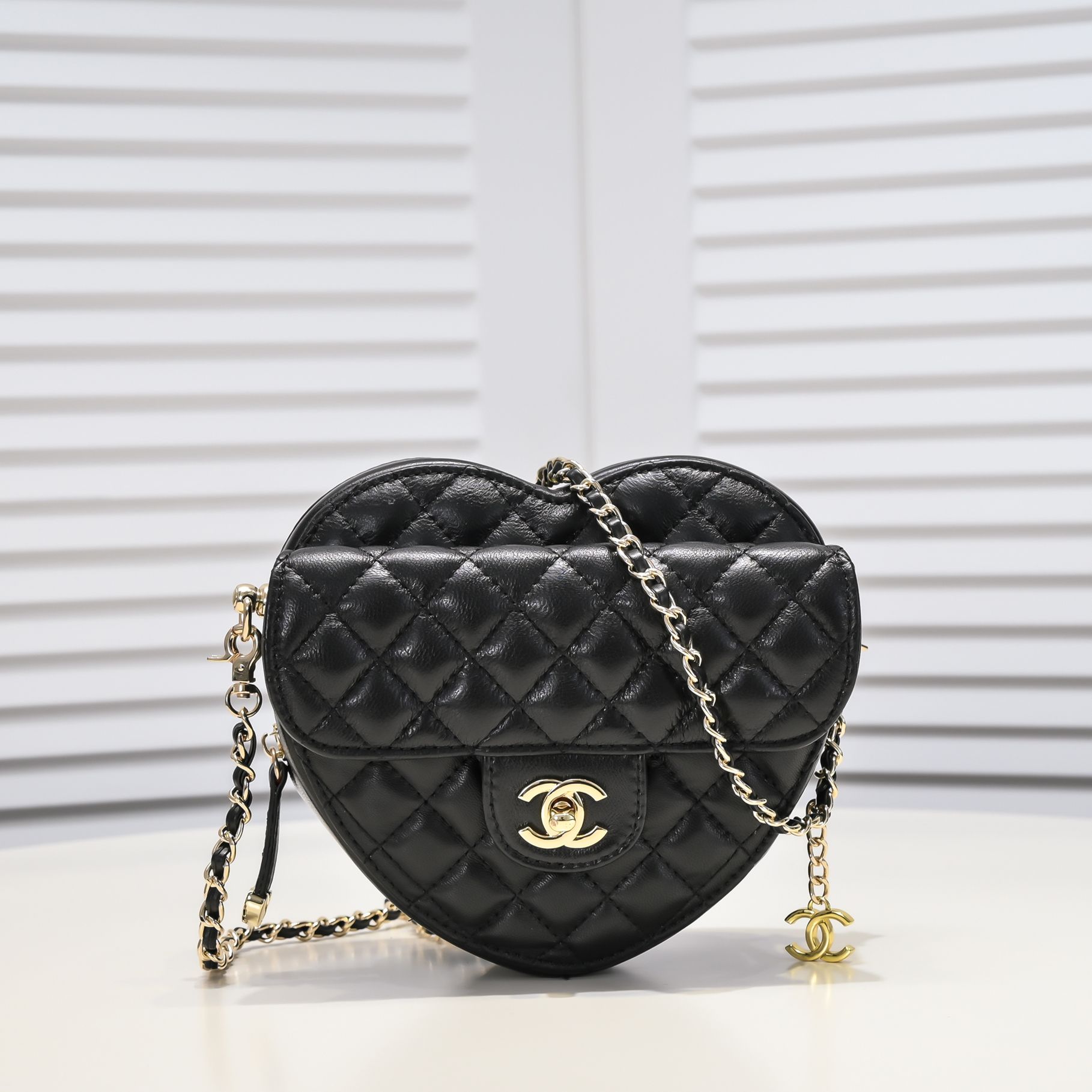 Chanel Peach Pericardium Bag Shoulder Bag Handbag