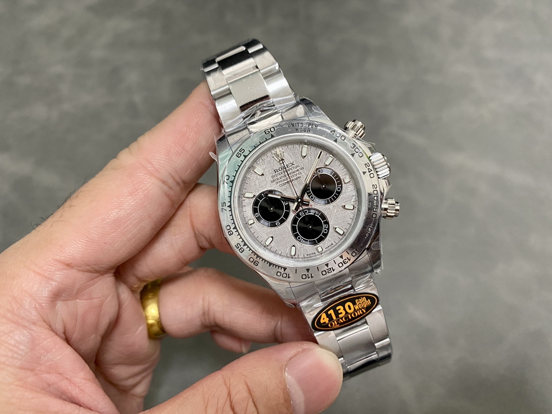 Rolex Cosmograph Daytona 116509 Meteorite Grey Dial 40MM Mens Replica Watch