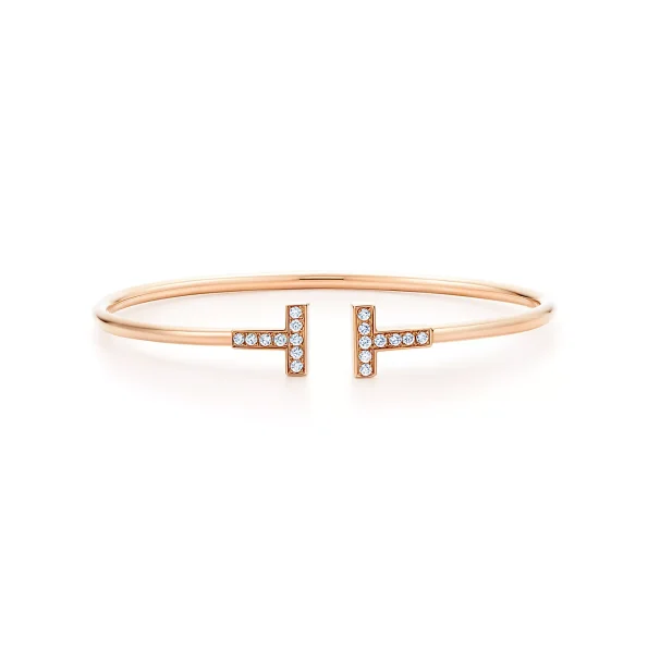 Tiffany T Diamond Wire Bracelet Dupe