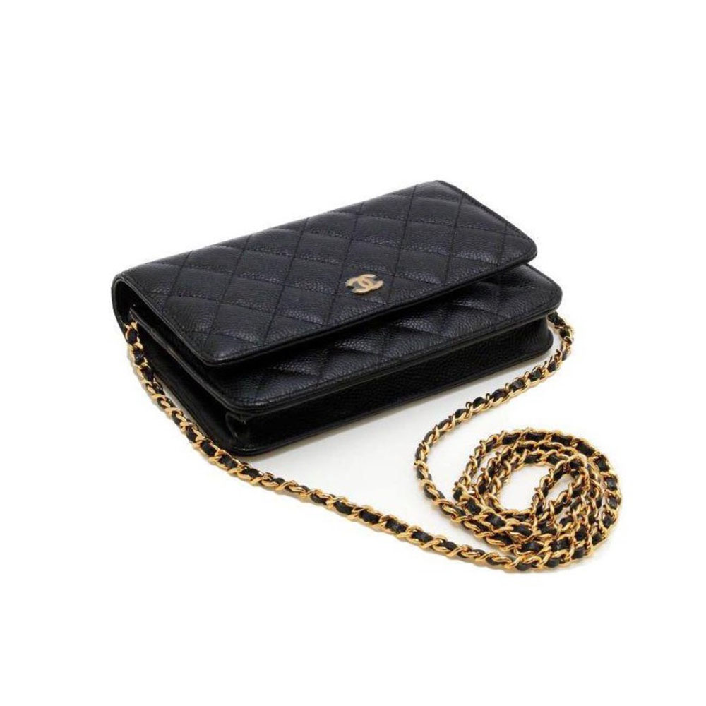 Chanel WOC Quilted Caviar Shoulder Bag (Replica)