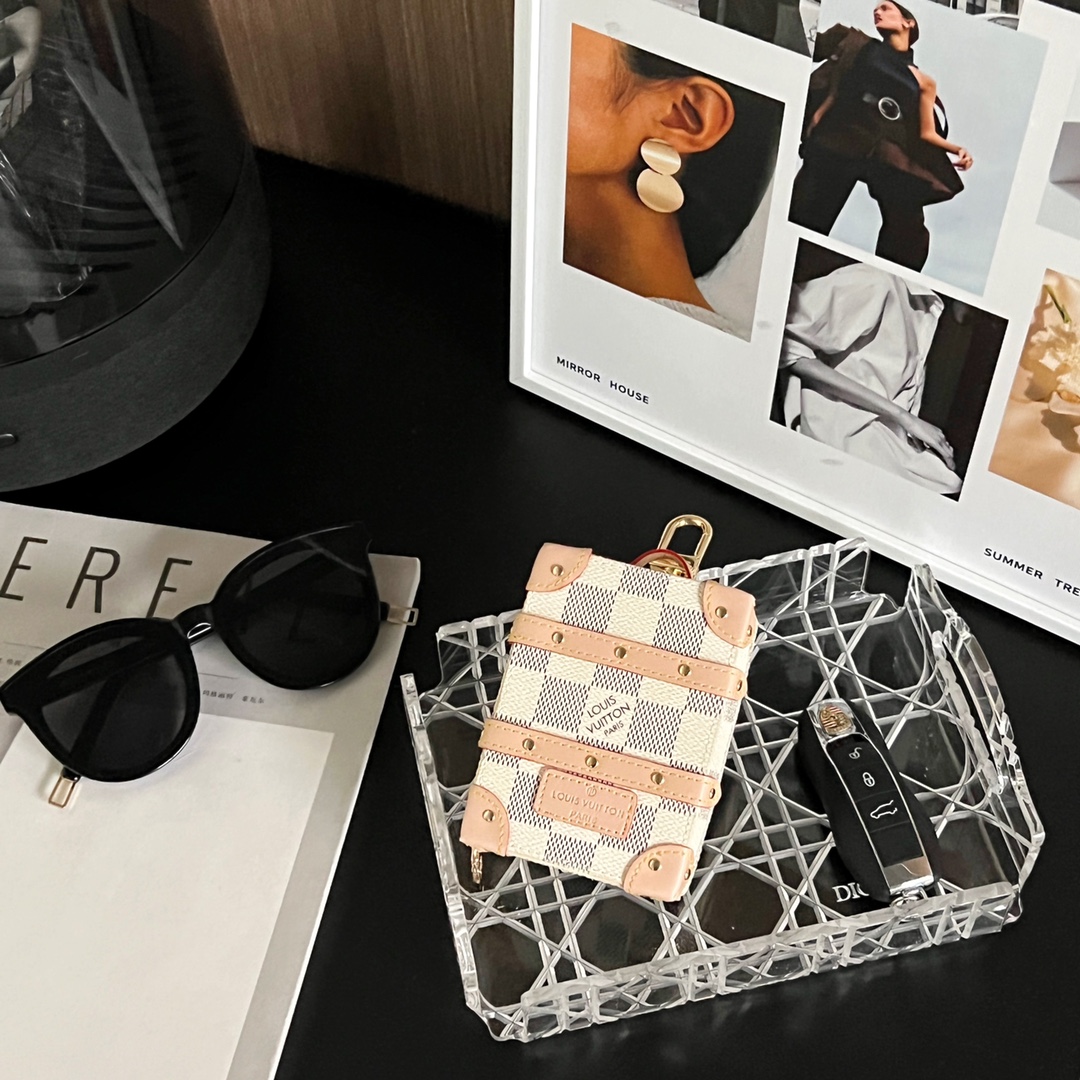 Louis Vuitton Micro Bag Leather Keychain Pendant Accessories