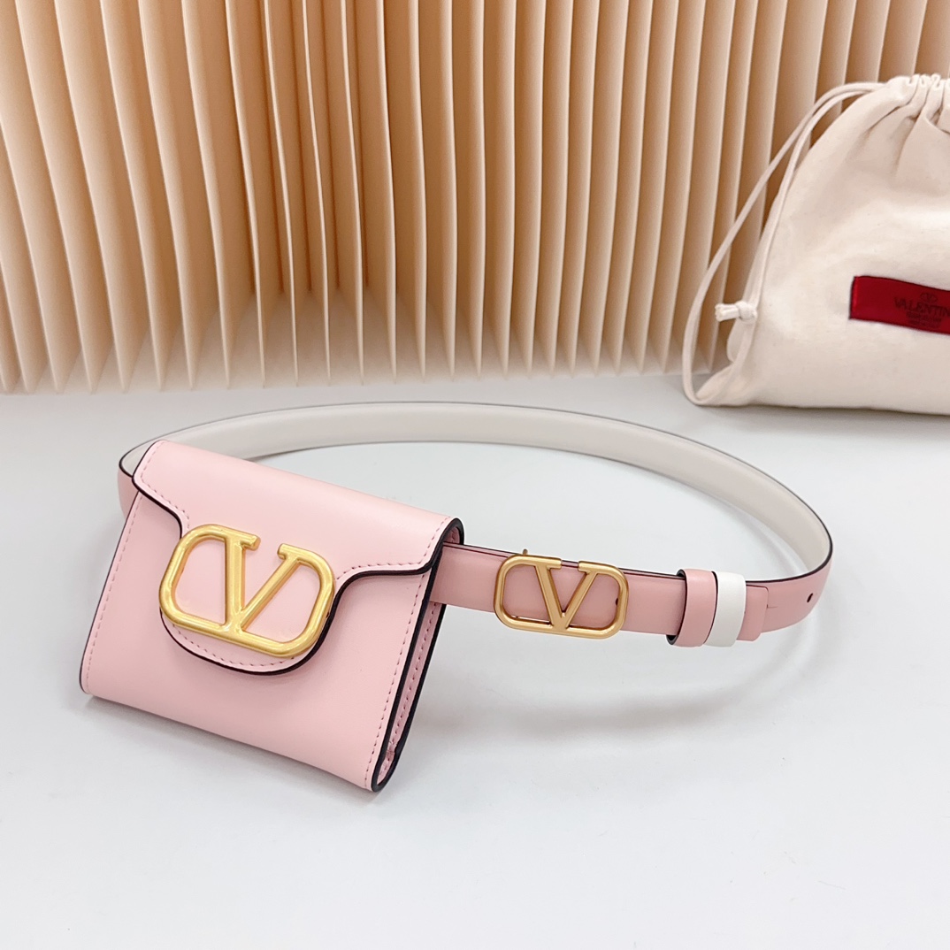 Valentino Leather Belts 1:1 Mirror Version