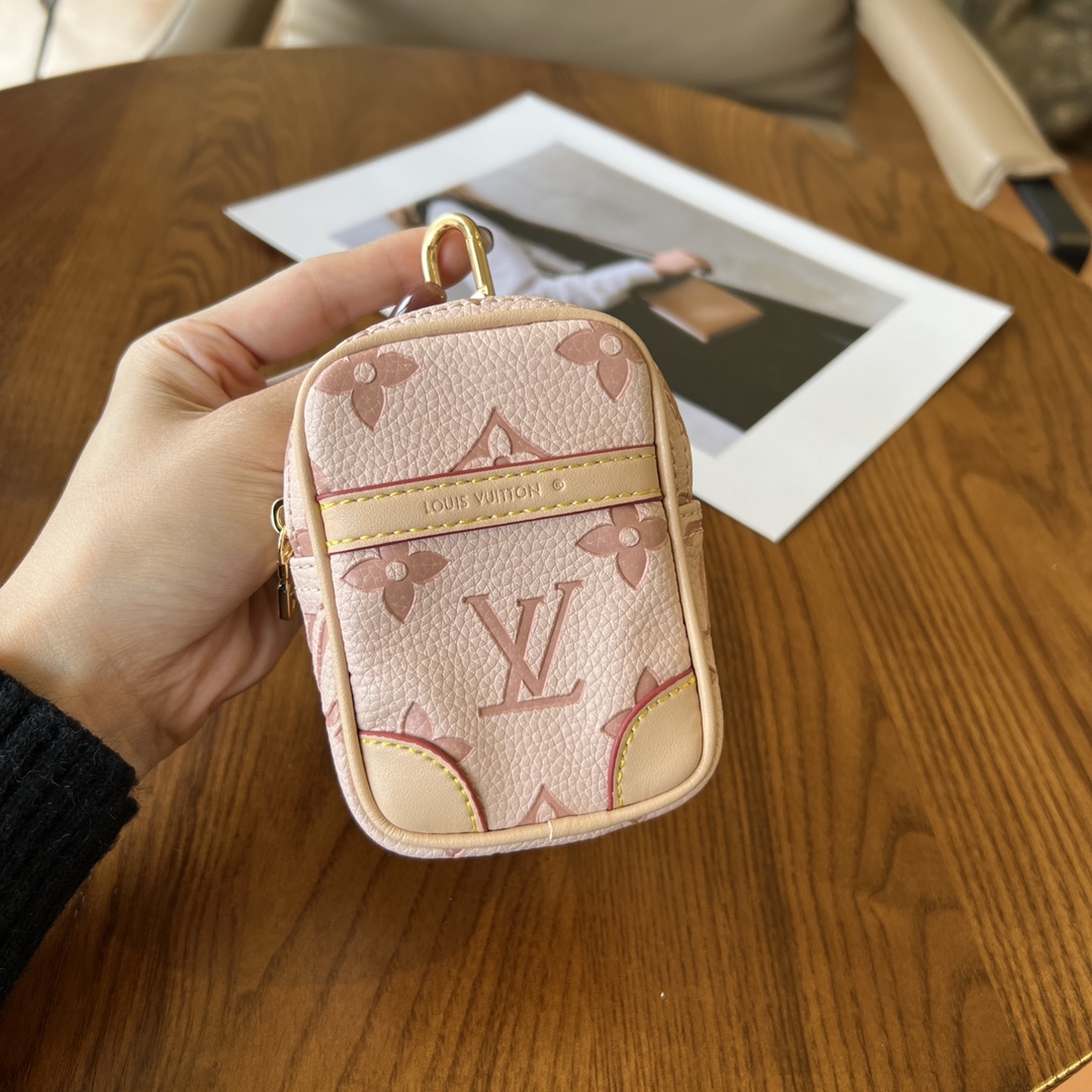 Louis Vuitton Micro Bag Leather Keychain Pendant Accessories