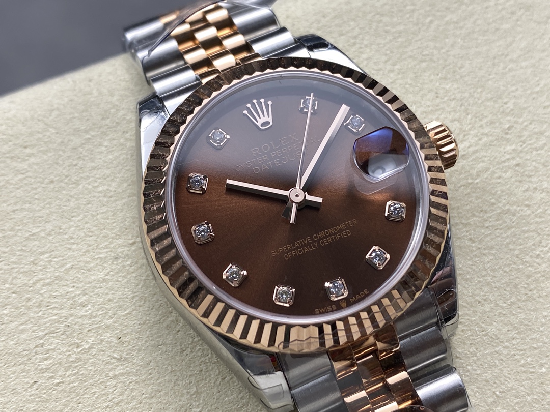 Rolex Datejust 31mm 278271 0028 Two Tone Jubilee Bracelet Fluted Bezel