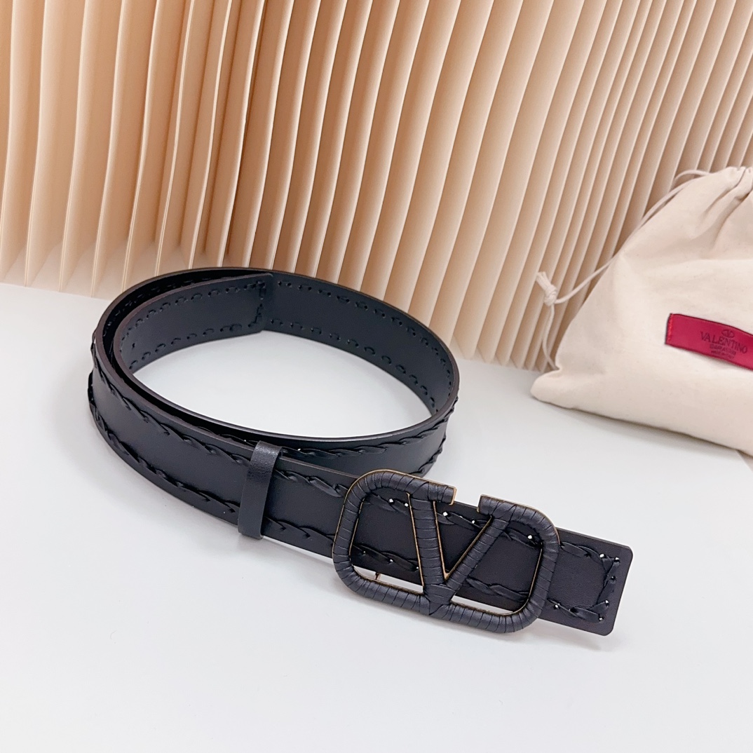 Valentino Leather Belts 1:1 Mirror Version