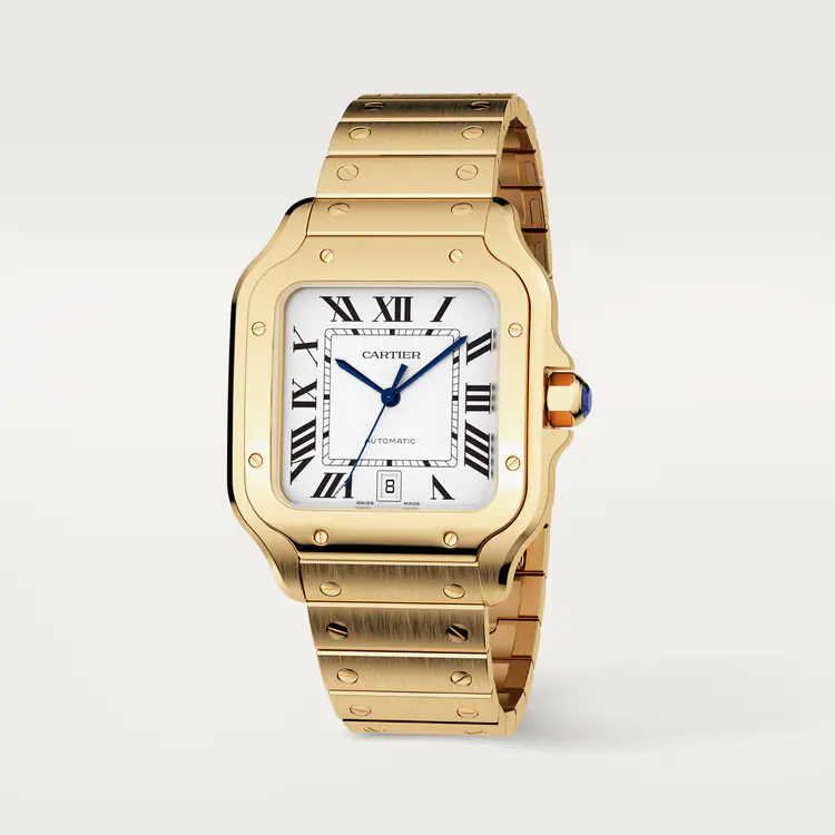CARTIER SANTOS Gold 35mm