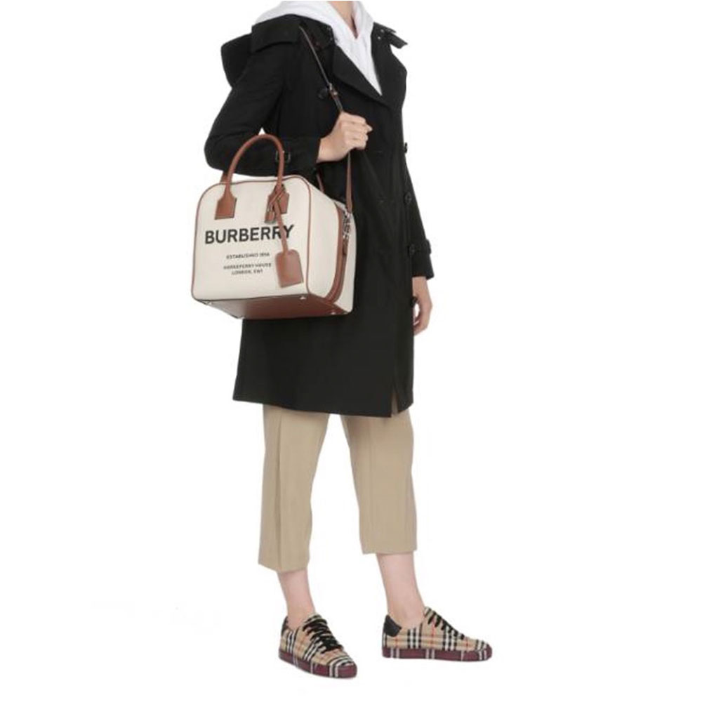 Burberry Bowling Handbag Bag Small(Replica)