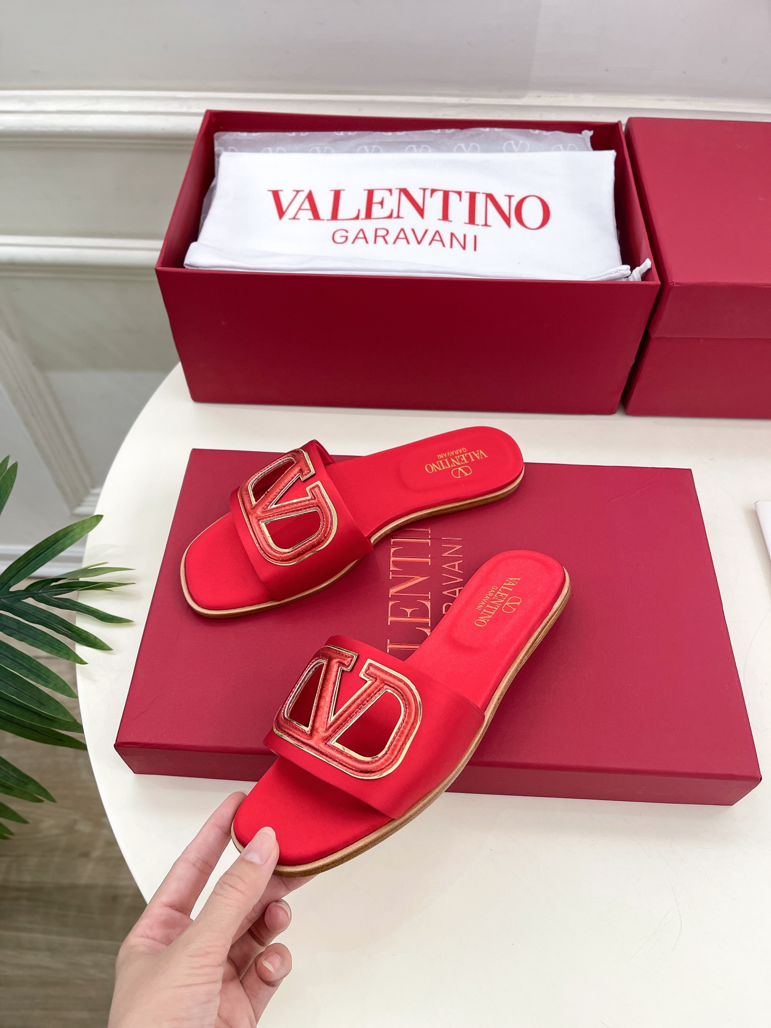 Valentino Shoes Slipper Valentino Garavani Roman Stud Women's Slippers