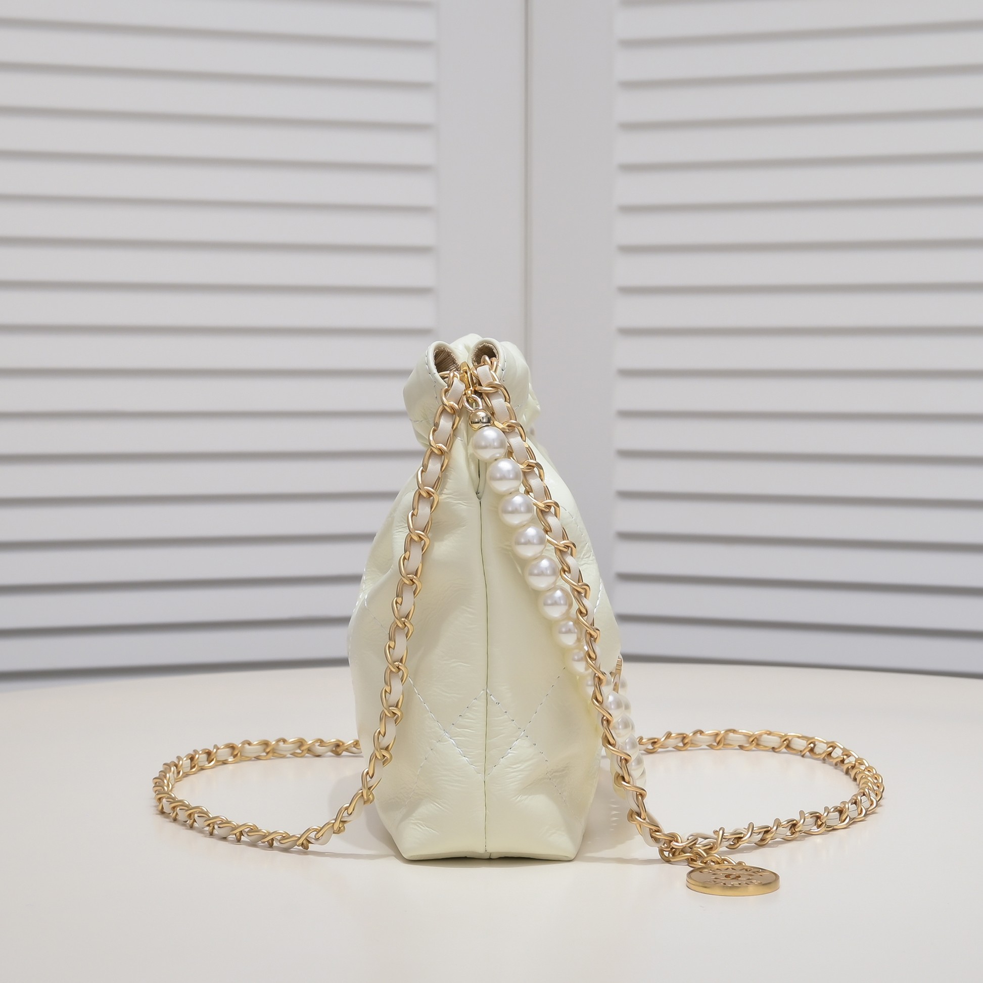 Chanel 22S Trash Bag Mini Pearl Bag Shoulder Bag Handbag