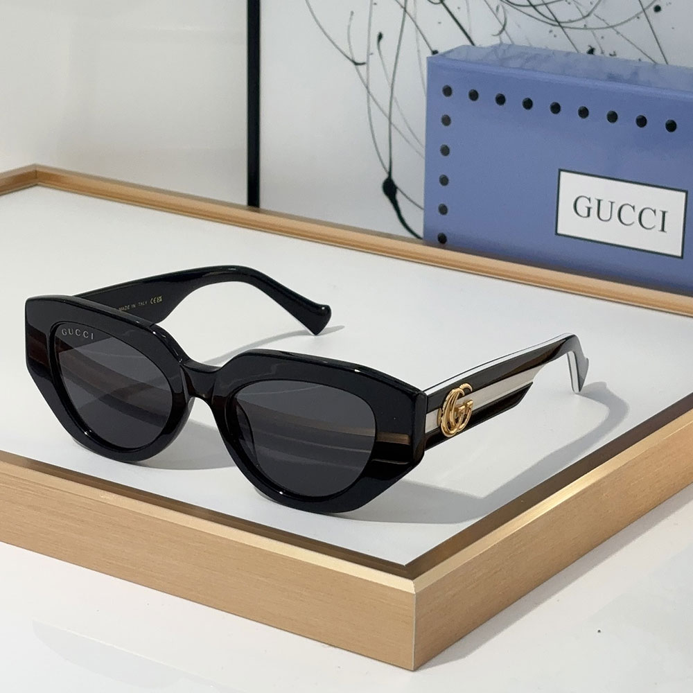 Gucci The legs are Decorated With the Signature Double G sunglasses Top quality 锛�Replica锛�