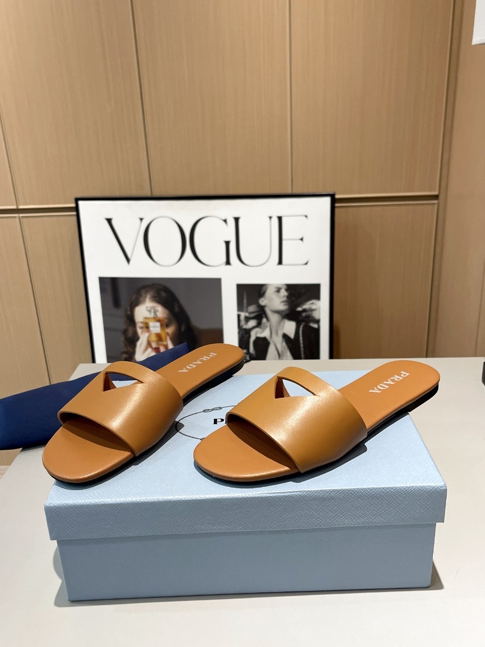Prada Shoes Hollow out women's slippers