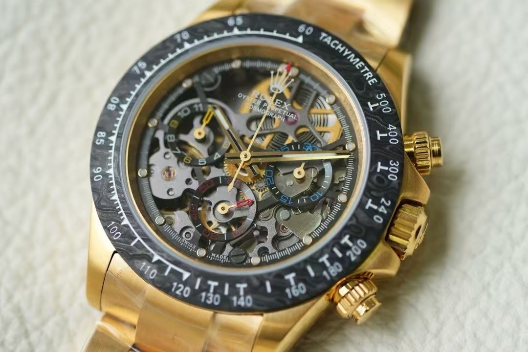 Rolex Daytona 116508 Artisans de Genève Skeleton Dial Steel Case Replica Watch