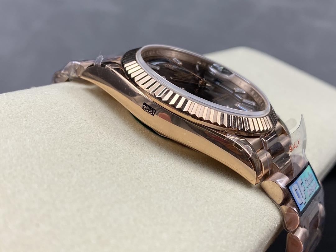 Rolex Day Date 40 18kt Everose Gold Rolex President Chocolate Dial m228235 0003