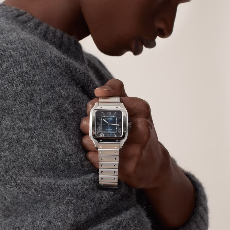 CARTIER SANTOS BLUE 39.8mm