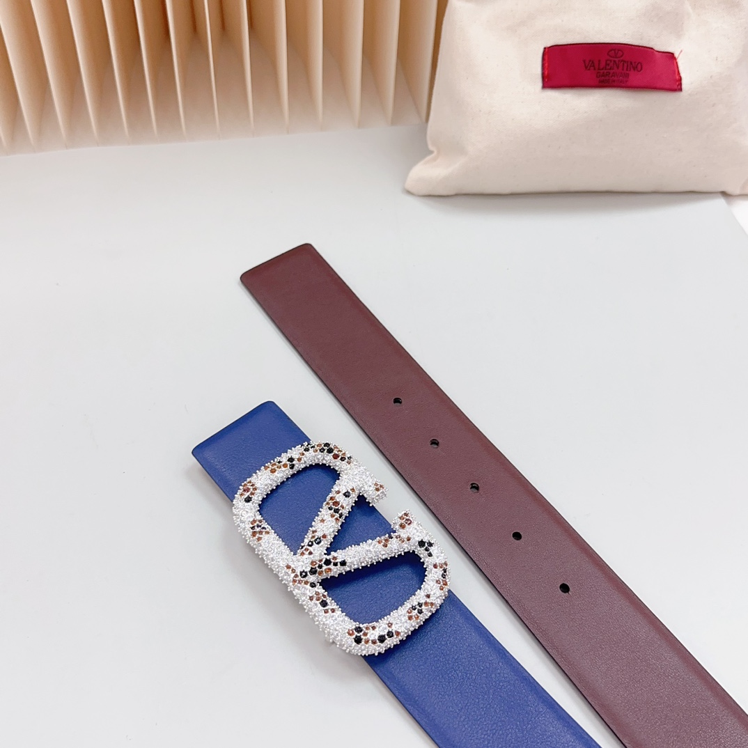 Valentino Leather Belts 1:1 Mirror Version