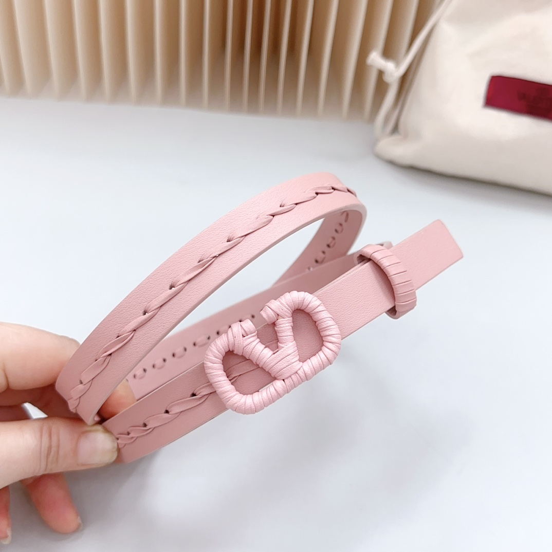 Valentino Leather Belts 1:1 Mirror Version