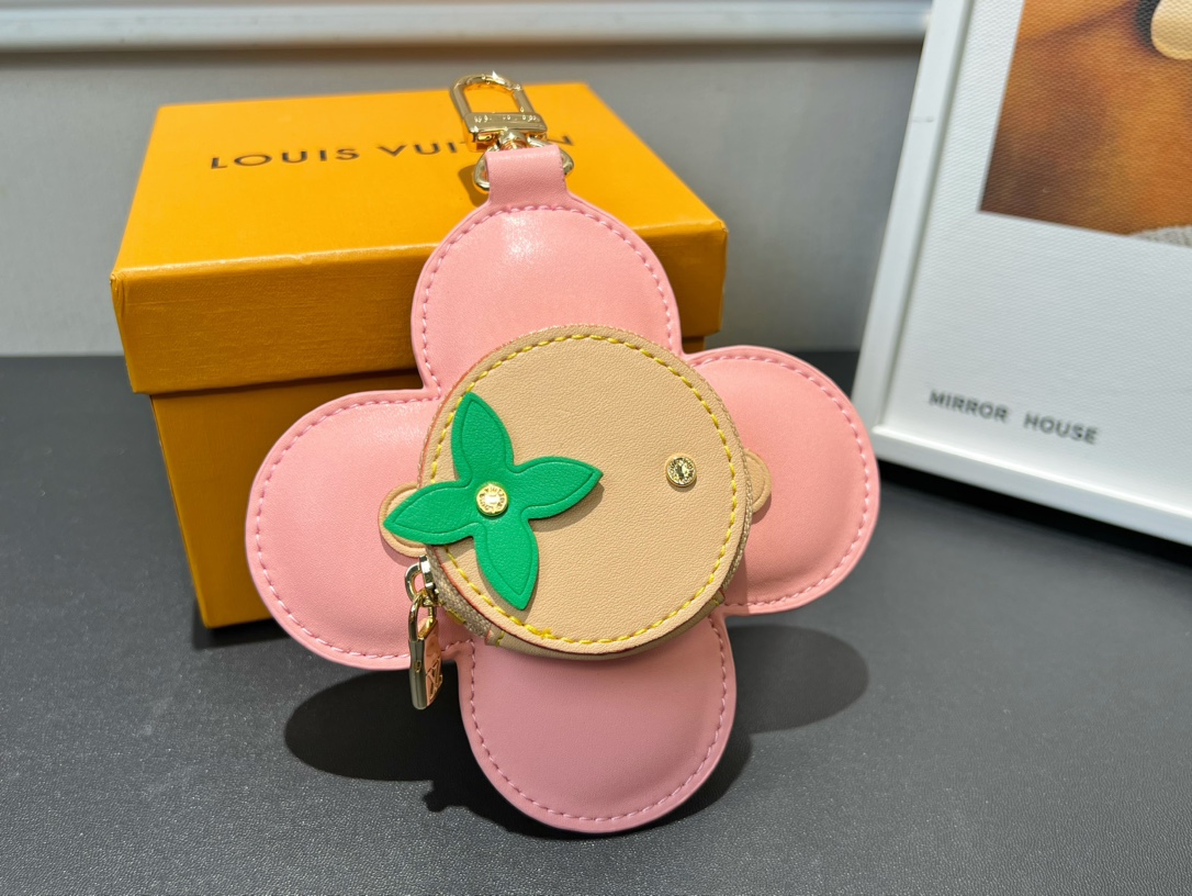 Louis Vuitton Micro Bag Leather Keychain Pendant Accessories