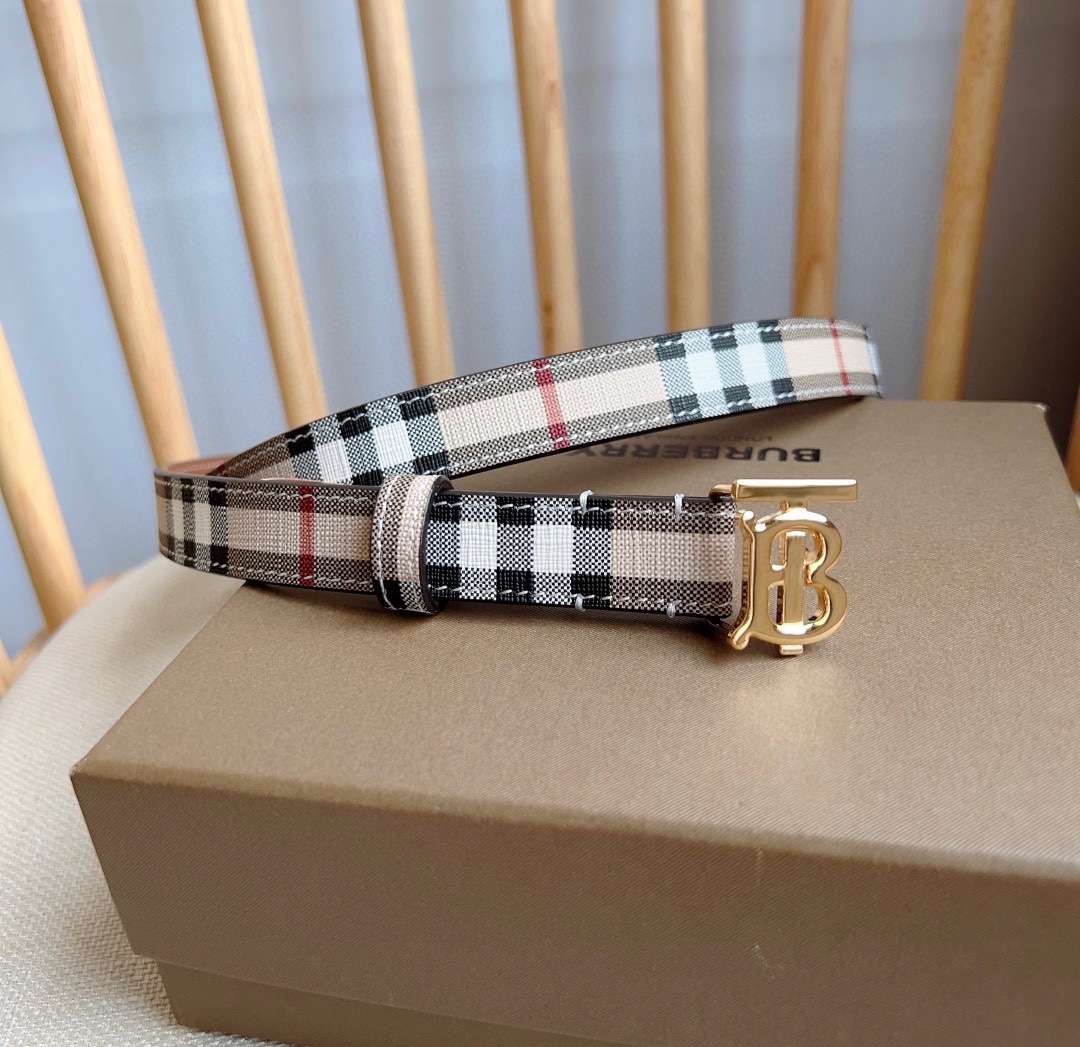 Burberry Leather Belts 1:1 Mirror Version