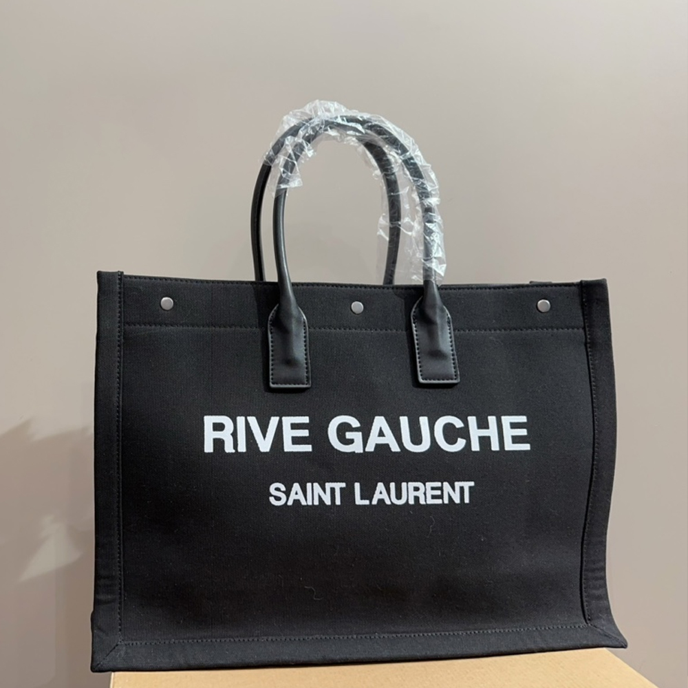 Saint Laurent YSL Rive Gauche Canvas Tote bag Handbag(Replica)