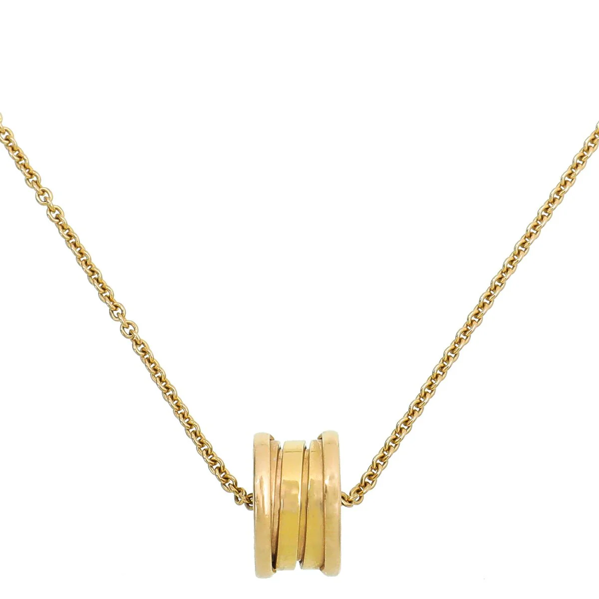 Bvlgari 18K Rose Gold B. Zero1 Pendant Necklace