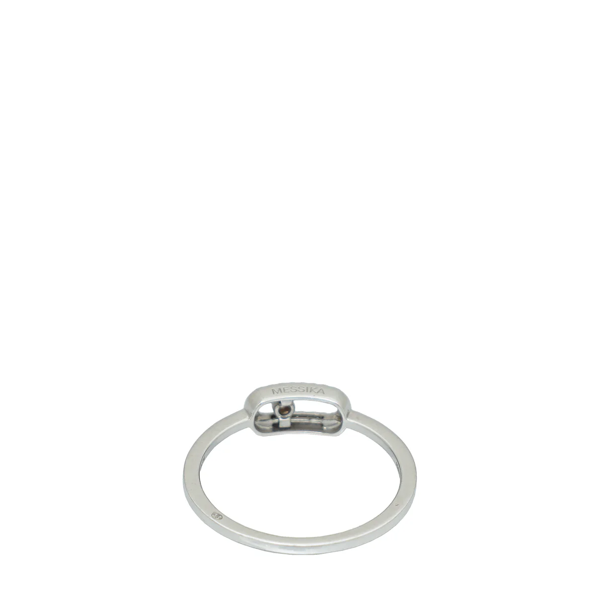 Messika 18K White Gold Diamond Move Uno Ring (56-57)