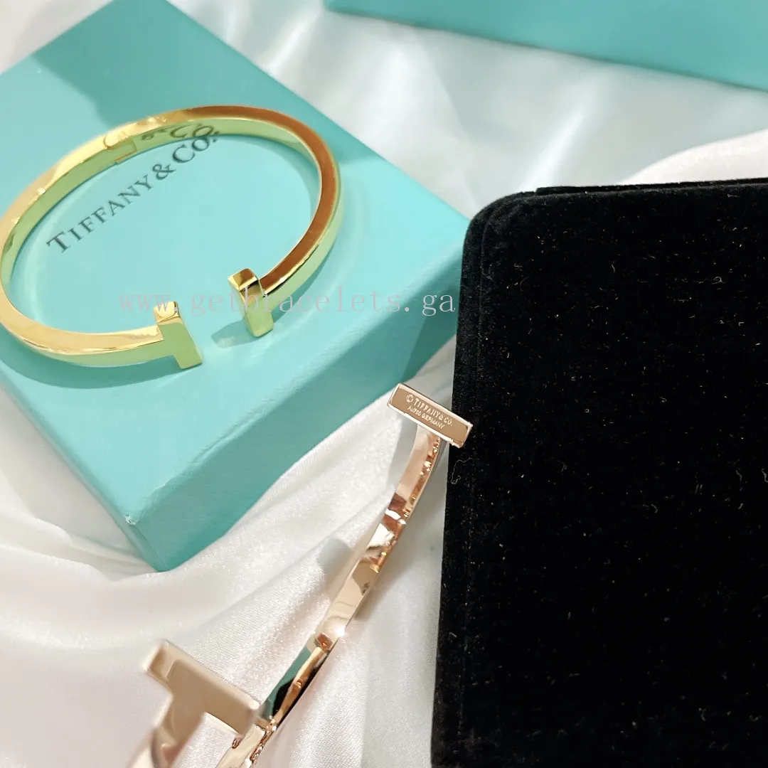 Tiffany T Square Bracelet in Sterling Silver/Rose Gold/Yellow Gold