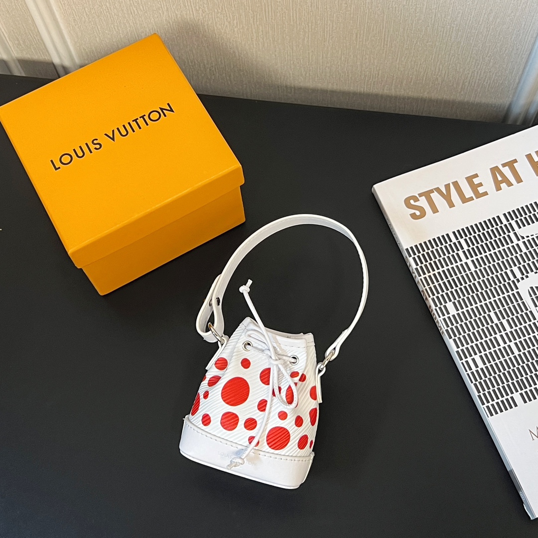 Louis Vuitton Micro Bag Leather Keychain Pendant Accessories