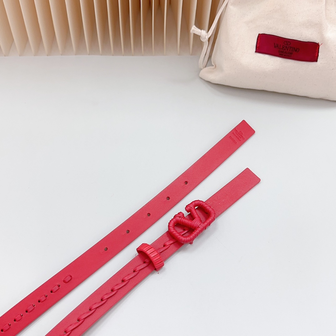 Valentino Leather Belts 1:1 Mirror Version