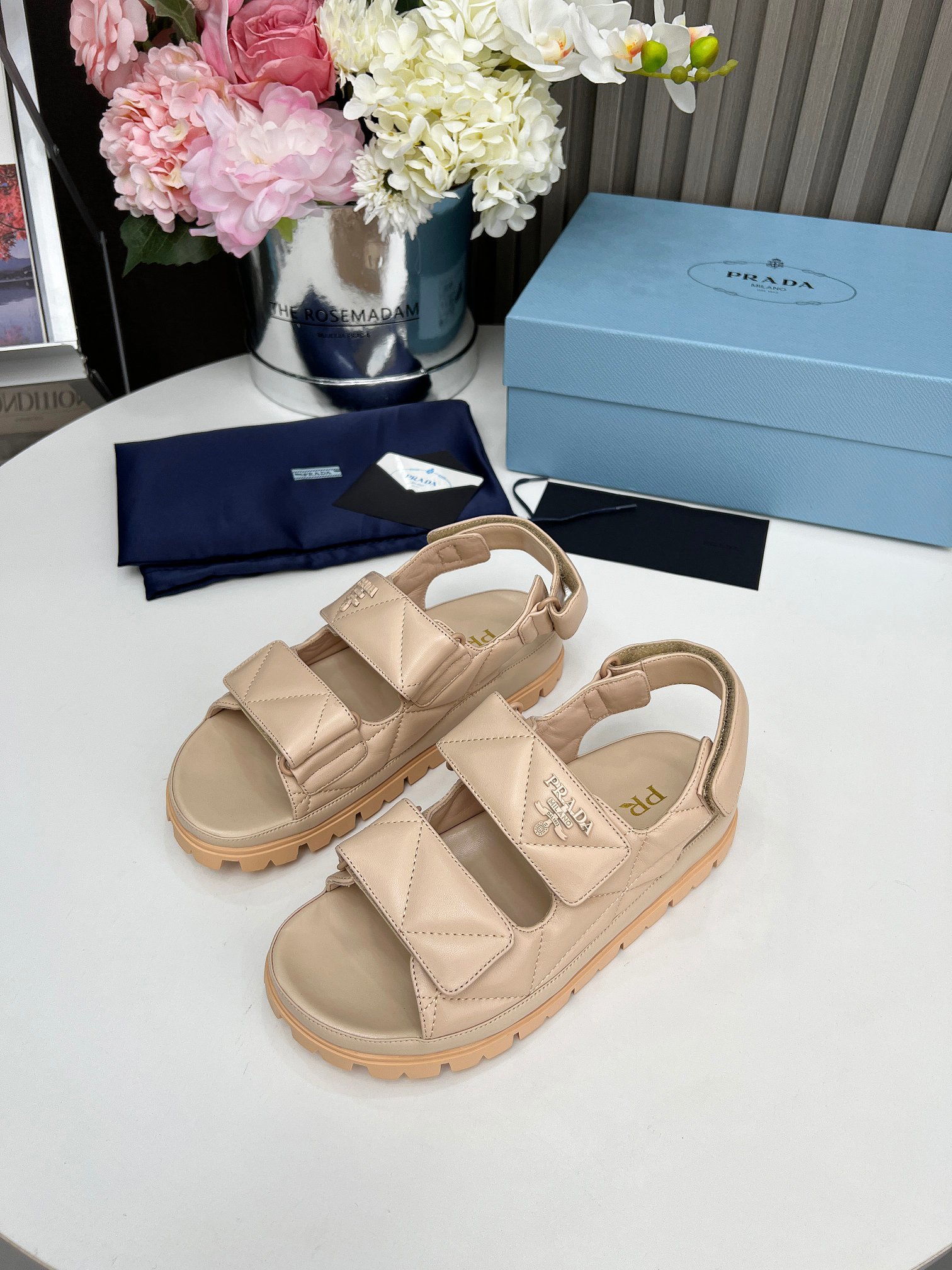 Prada Shoes Classic Thick Bottom Women's Sandals