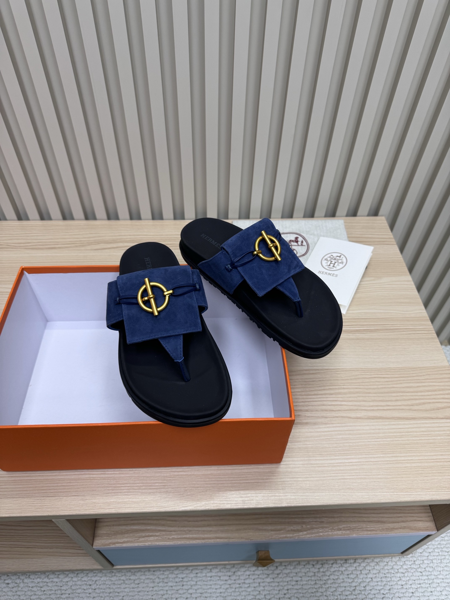 Hermes Shoes Clip on slippers for couples