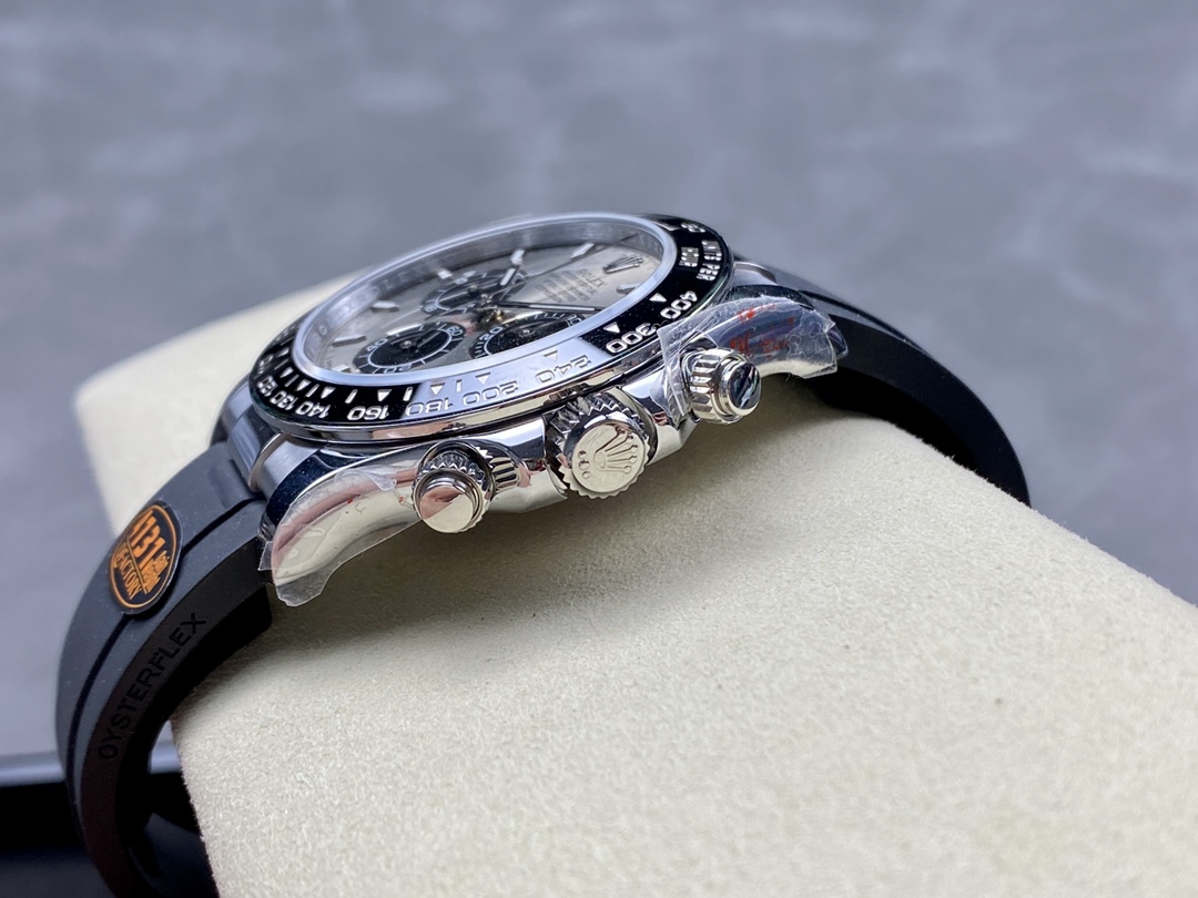 Rolex Daytona 116519 White Gold Grey Dial 40mm Mens Replica Watch