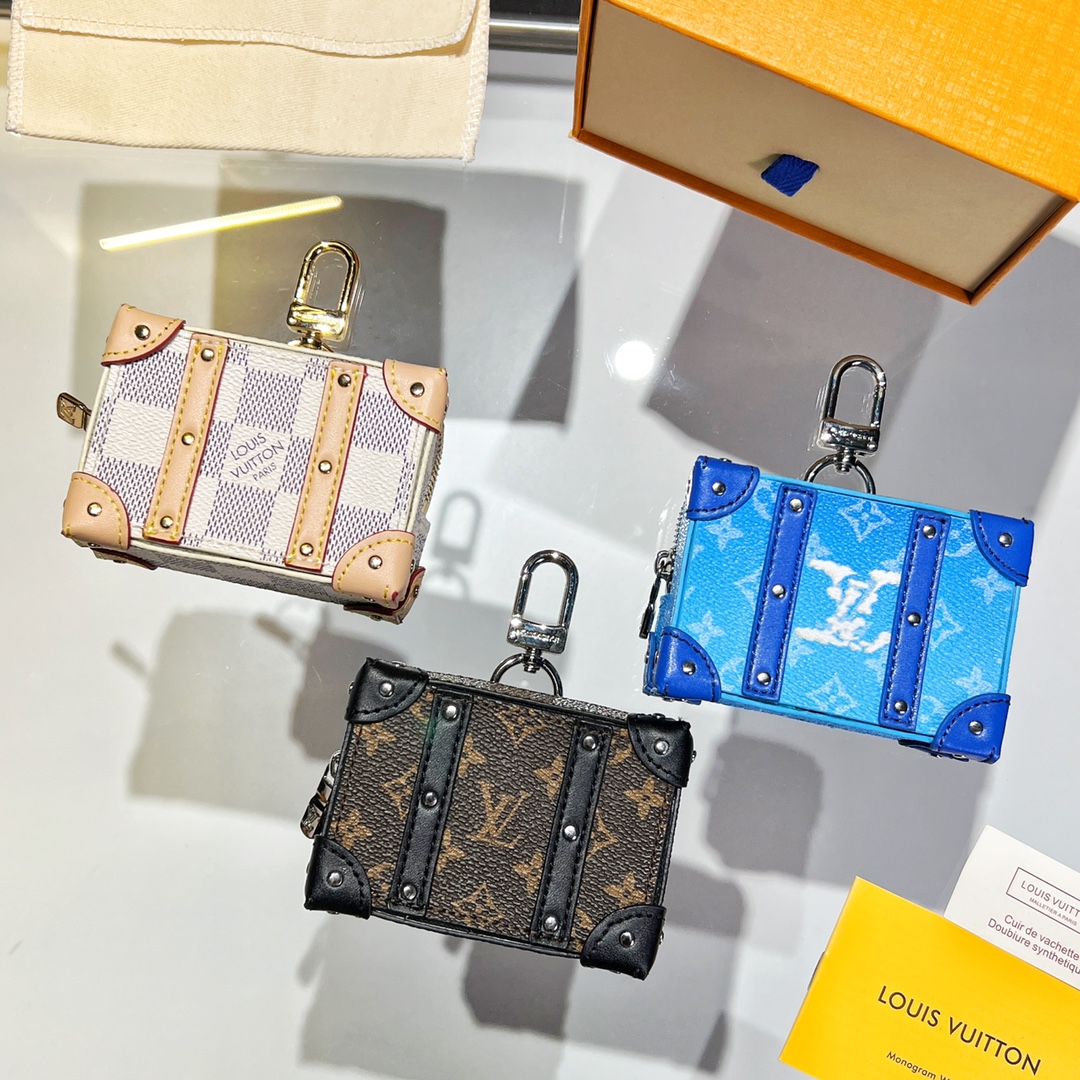 Louis Vuitton Micro Bag Leather Keychain Pendant Accessories