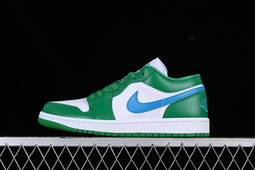 Air Jordan 1 Low White Green AJ1 DC0774-304 XM082