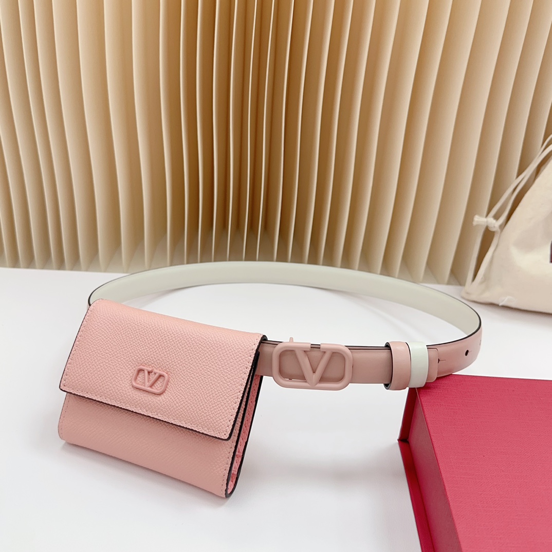 Valentino Leather Belts 1:1 Mirror Version