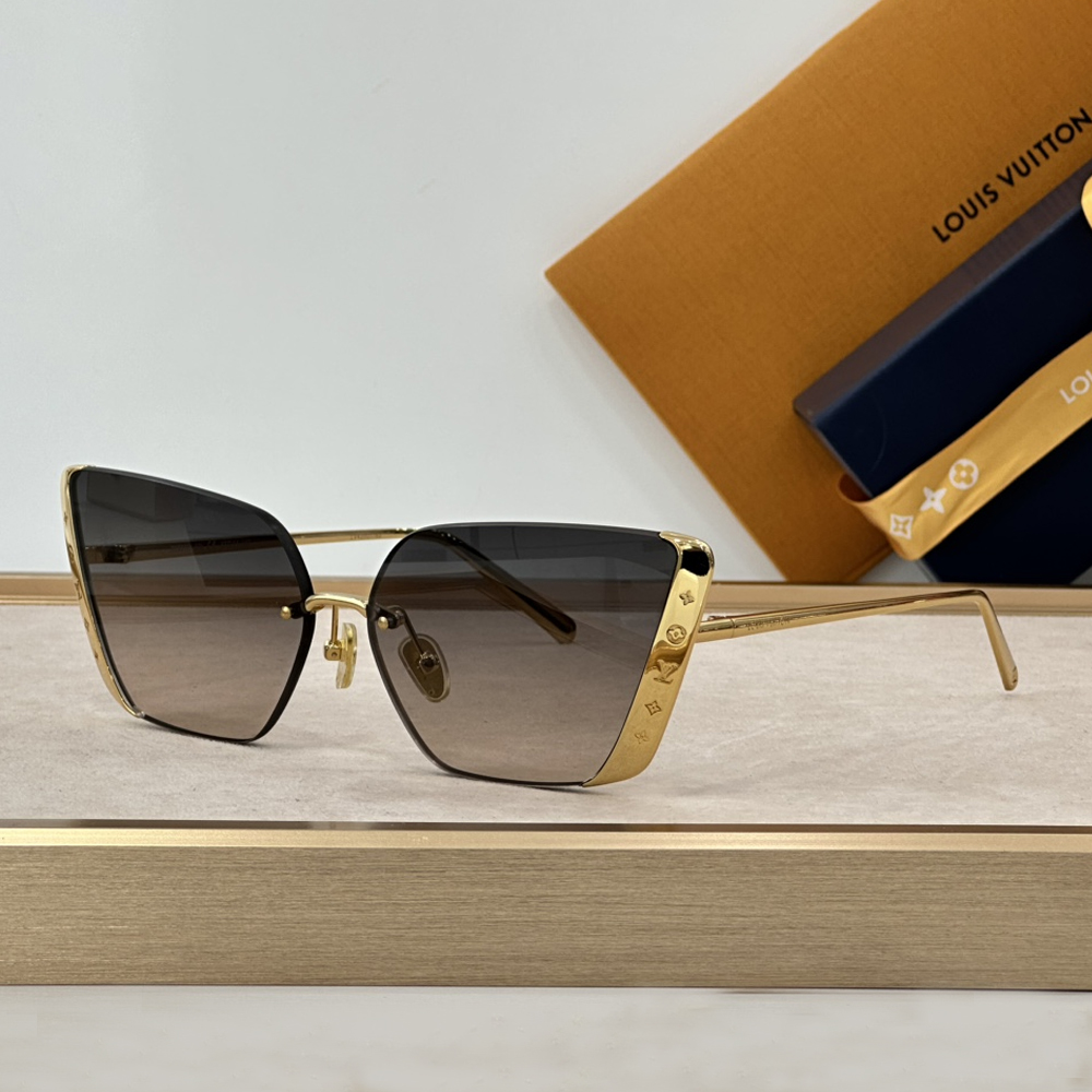 Louis Vuitton LV Metal Frame Sunglasses Top Quality 锛�Replica锛�
