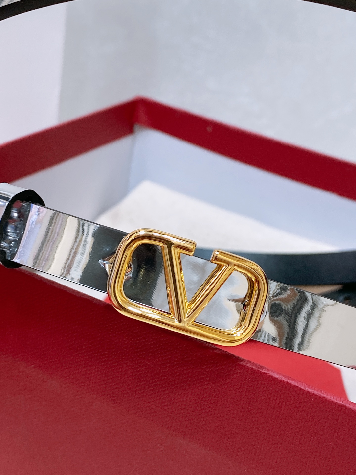 Valentino Leather Belts 1:1 Mirror Version