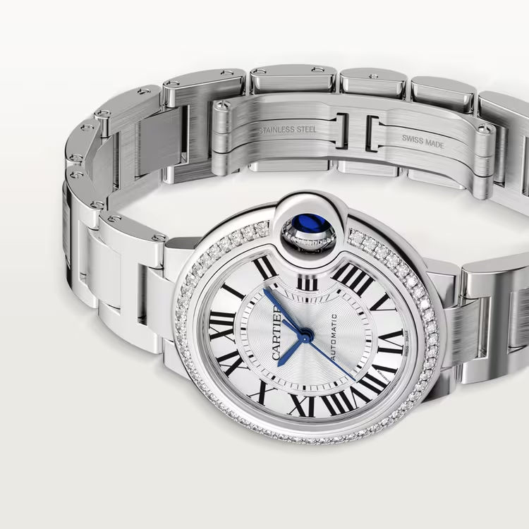 CARTIER BALLON BLEU Diamond Bezel 33mm