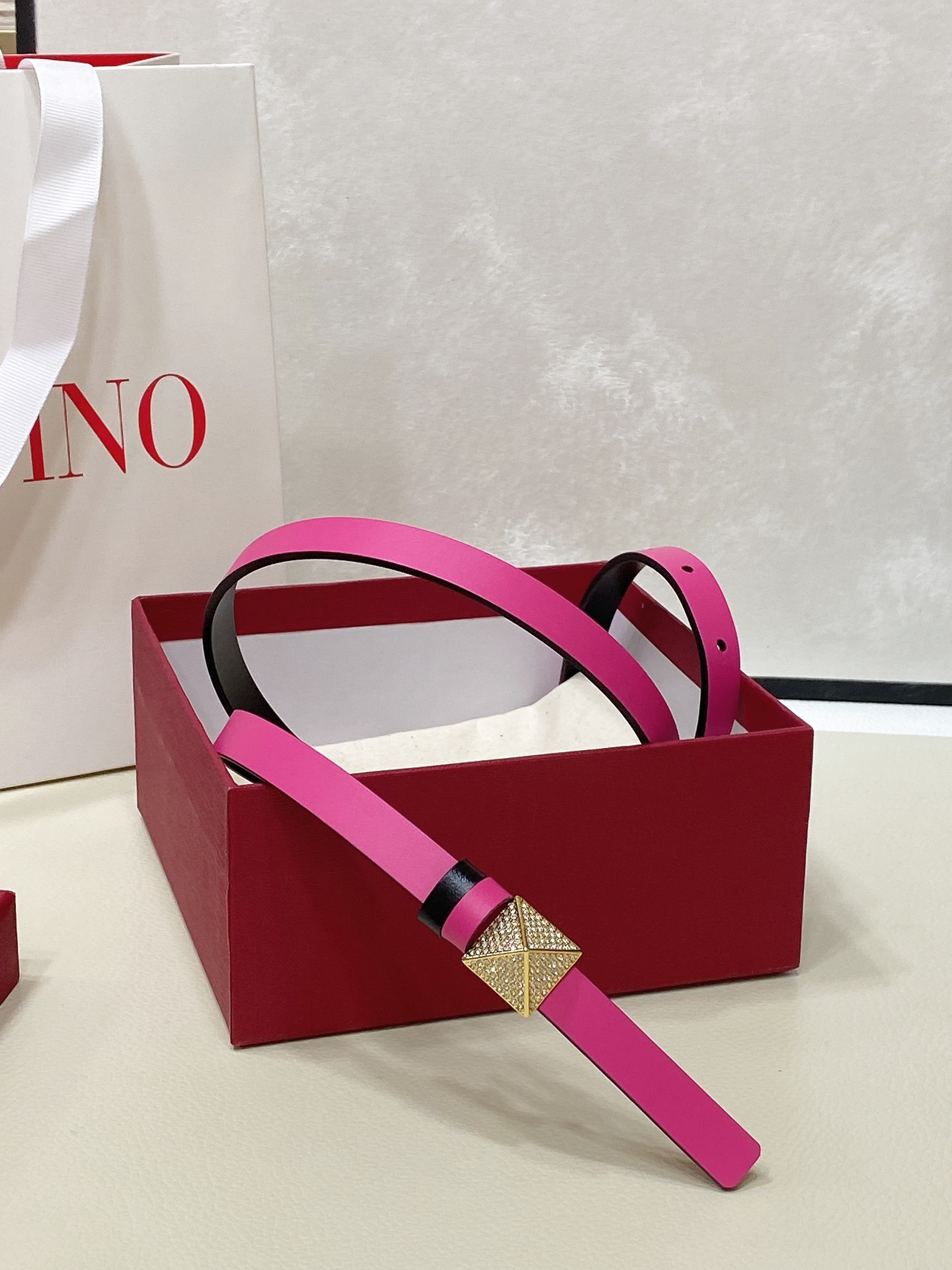 Valentino Leather Belts 1:1 Mirror Version