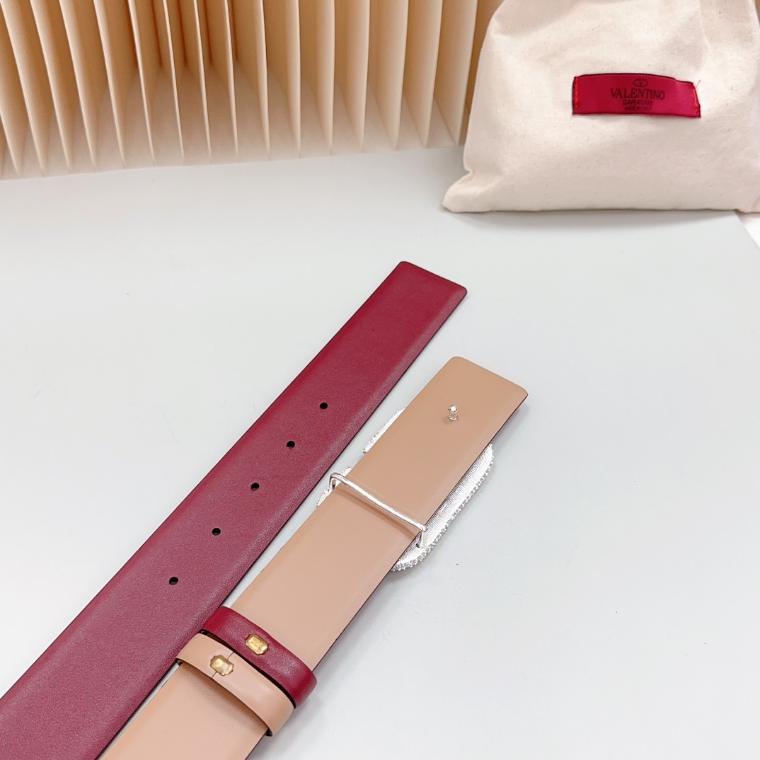 Valentino Leather Belts 1:1 Mirror Version