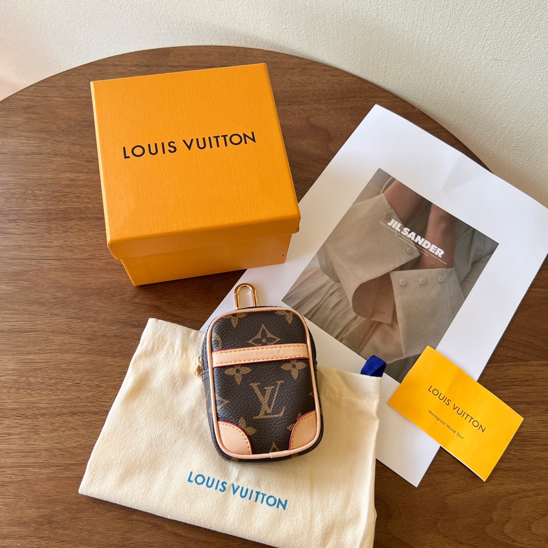 Louis Vuitton Micro Bag Leather Keychain Pendant Accessories