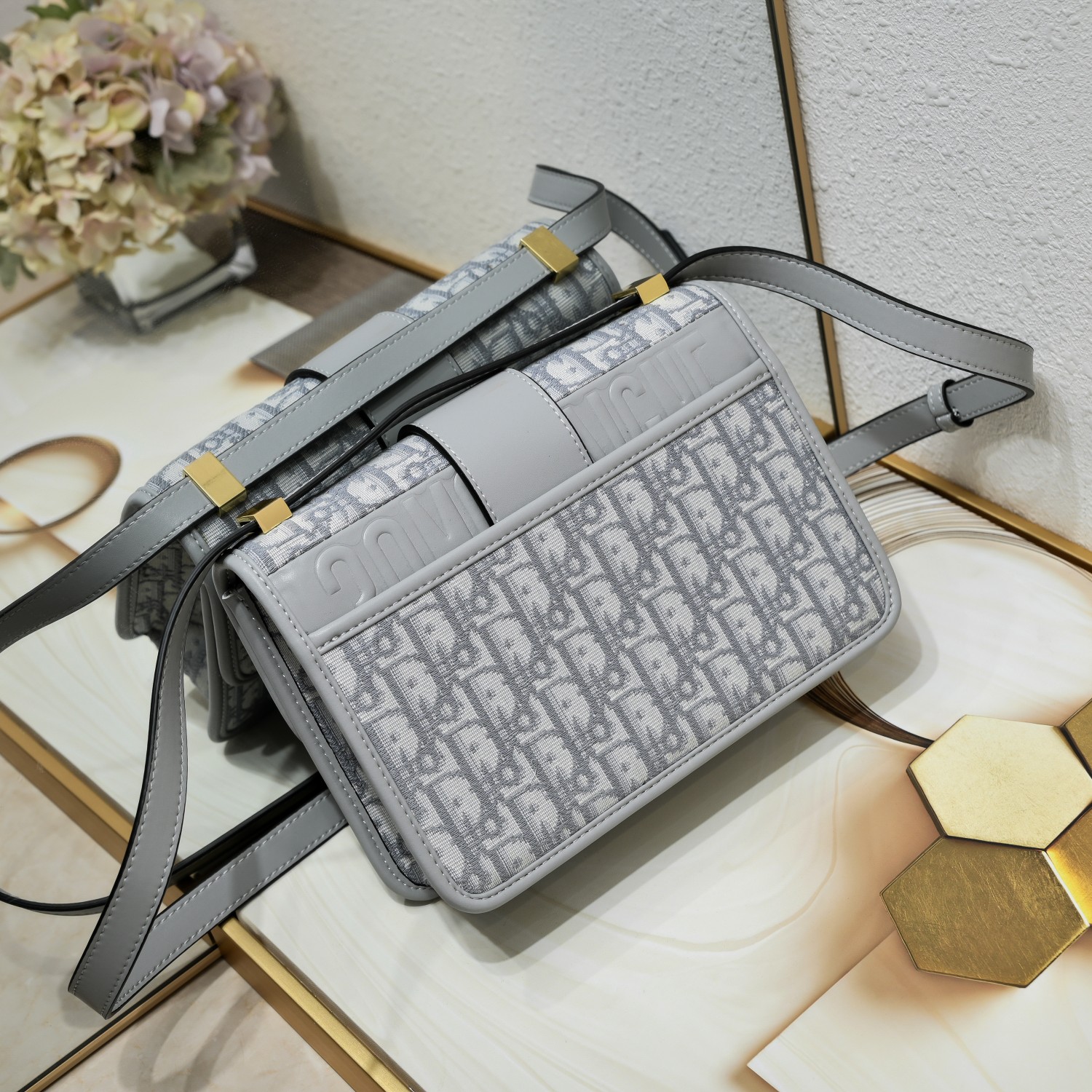 30 Montaigne Bag Gray print CD-1001 XB071 24cm