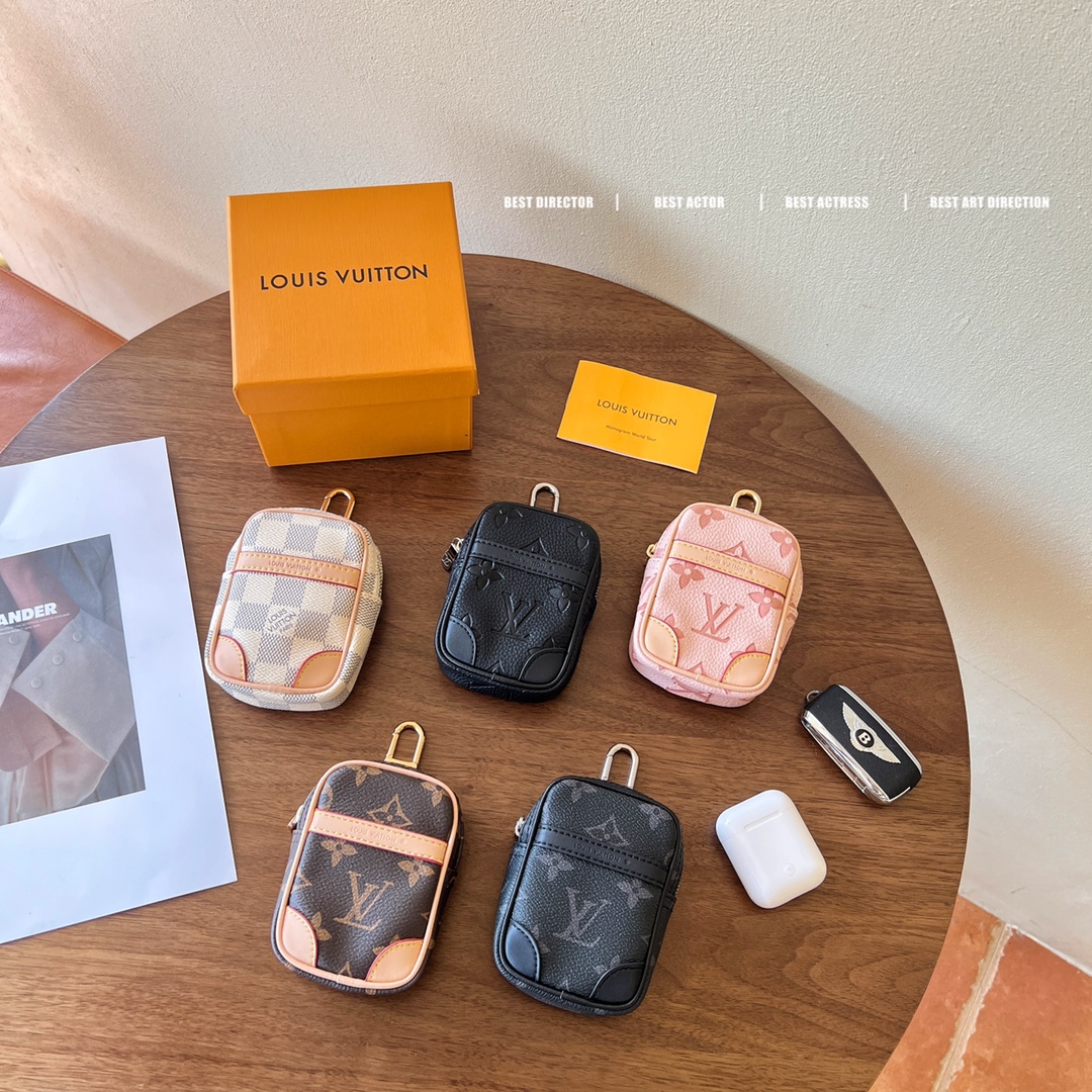 Louis Vuitton Micro Bag Leather Keychain Pendant Accessories