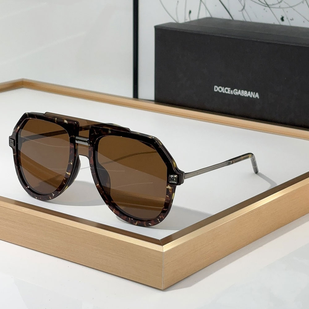 DOLCE & GABBAN DG Sheet Frame Slim Mirror Legs Sunglasses Top quality 锛�Replica锛�